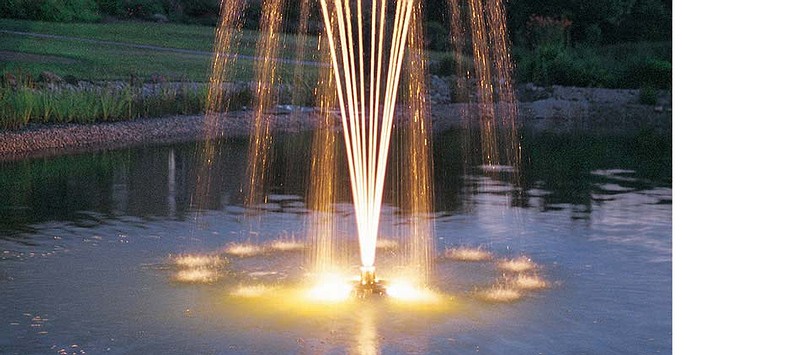 Oase Pond Jet fountain with lights