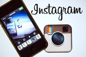The Instagram logo is displayed next to a smar...