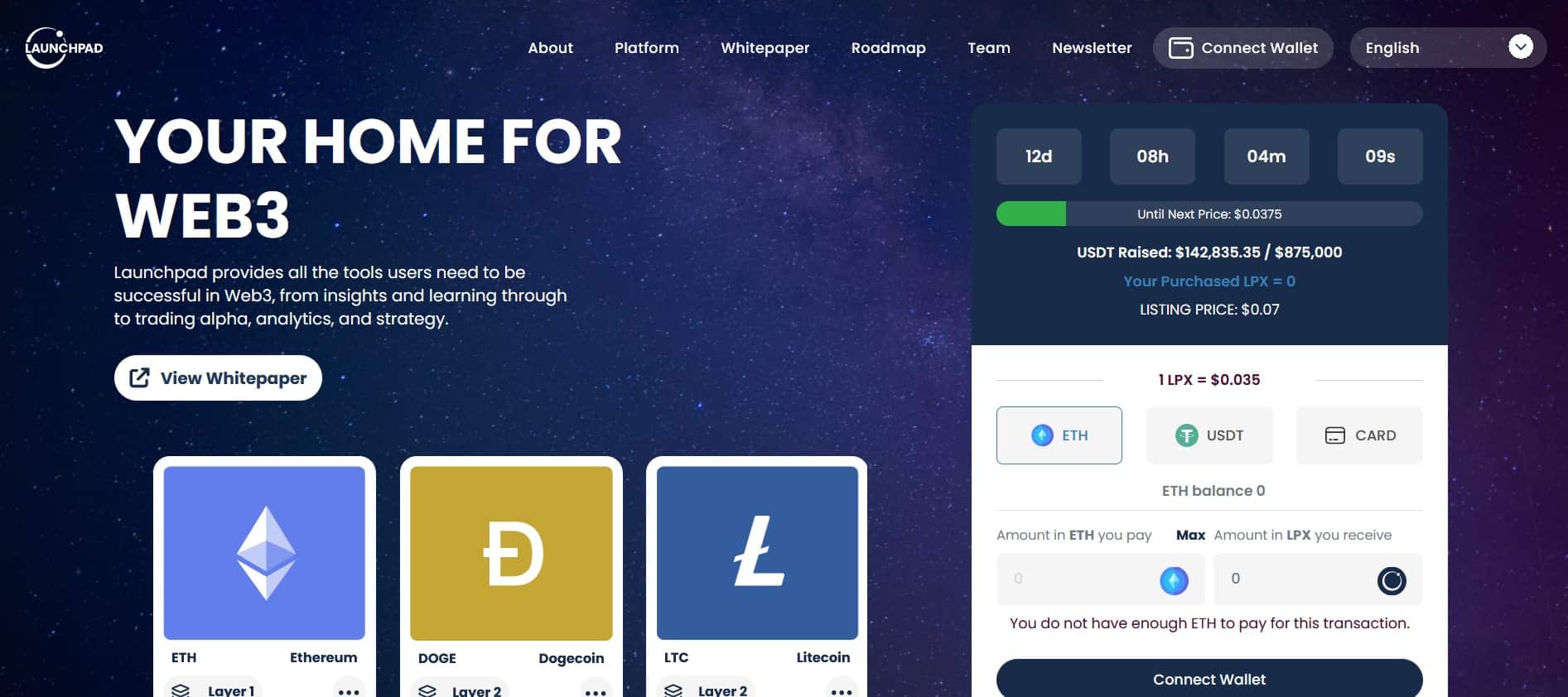 Launchpad – منصة تسعى لتغيير نمط تداول العملات الرقمية