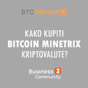 kako kupiti bitcoin minetrix kriptovalute