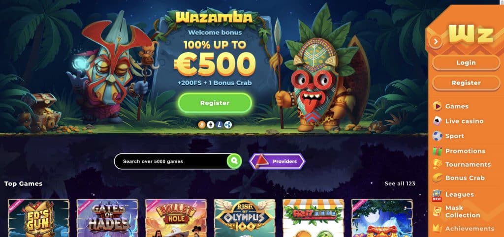 Wazamba казино