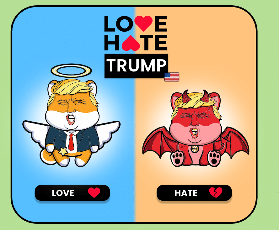 love hate inu trump