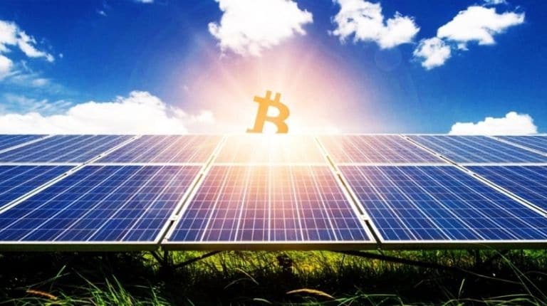 mineração de bitcoins solar