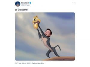 Elon Musk om Dogecoin