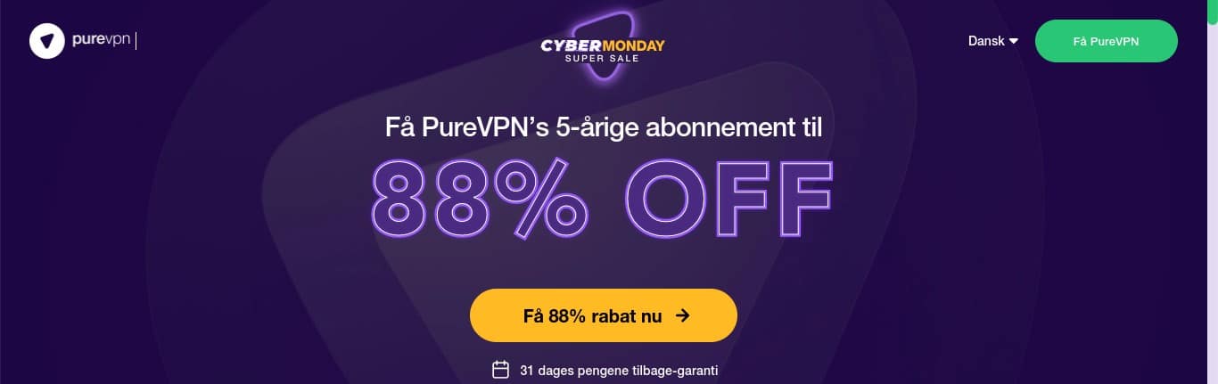 Pure VPN tilbud