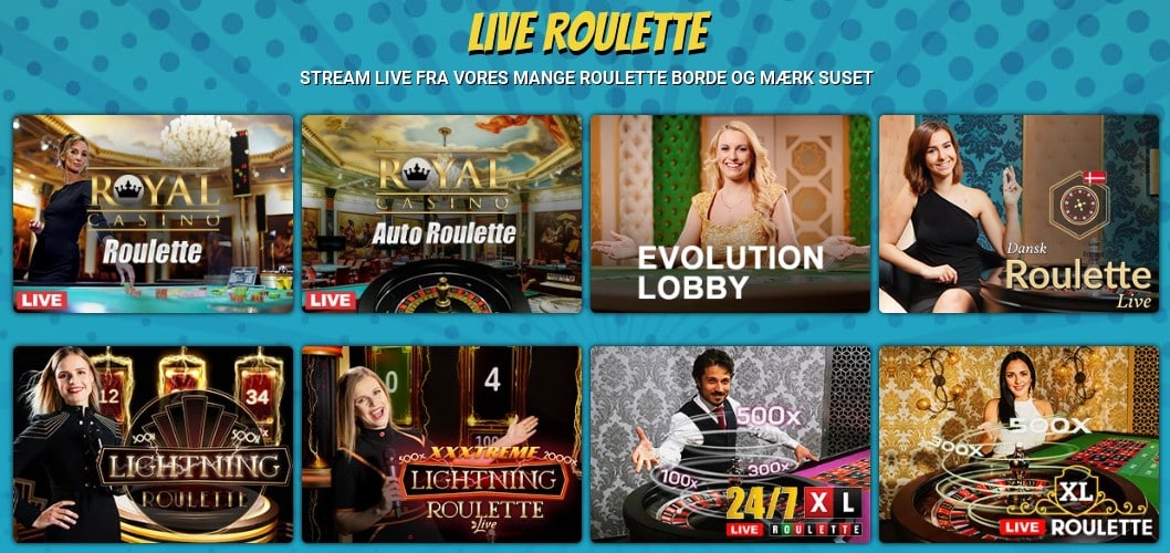 Live Roulette kapow casino