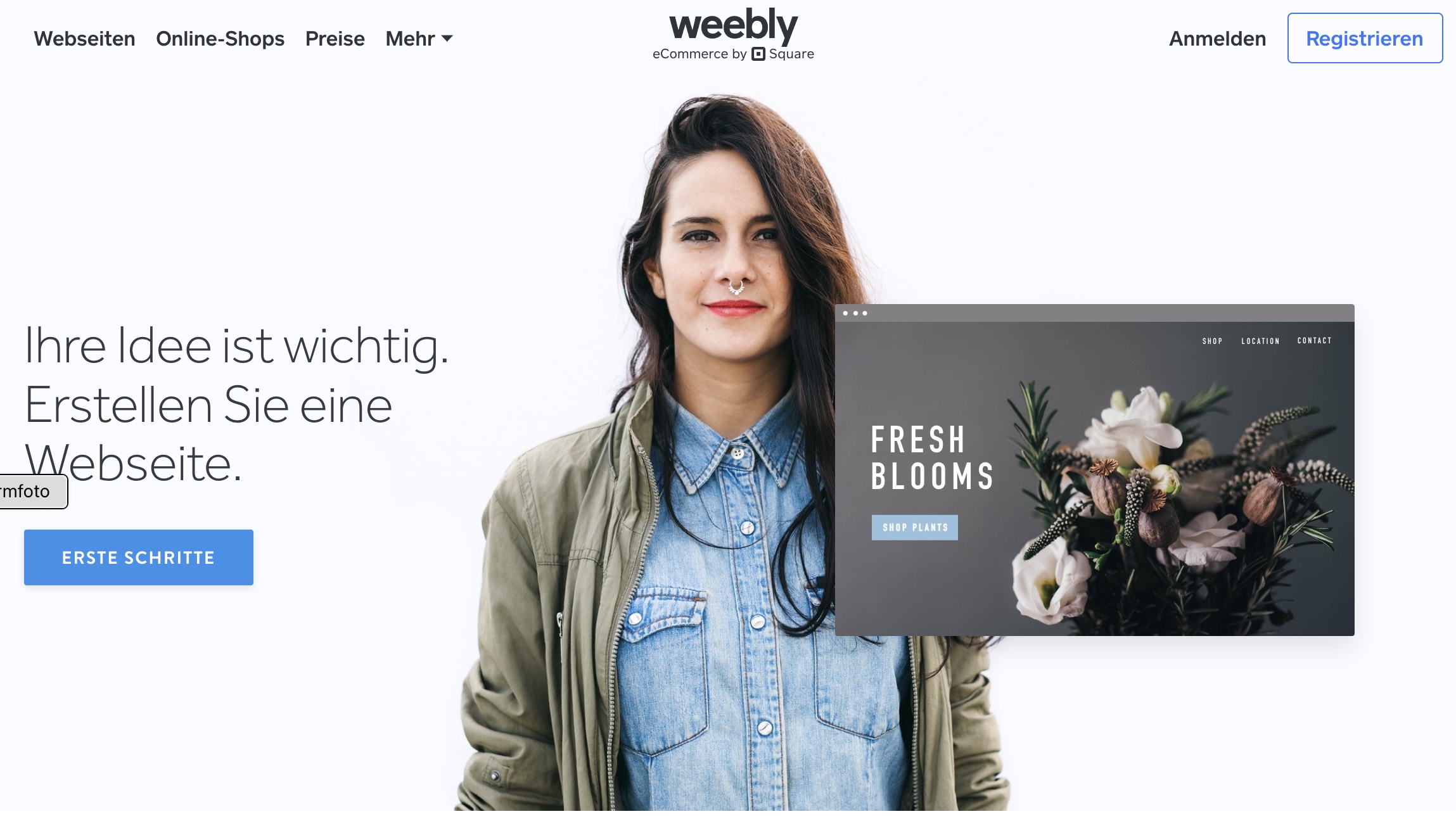 Weebly Website Baukasten