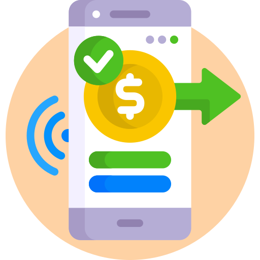 Zahlung per Handy - Icon