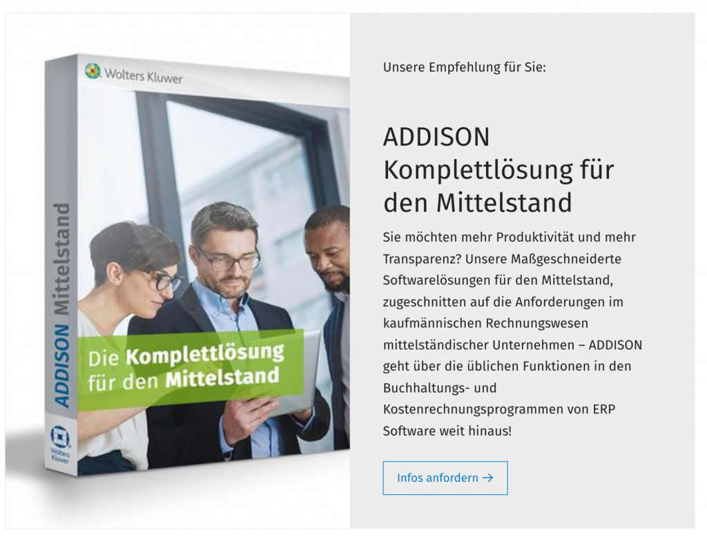 Addison Steuer-Software