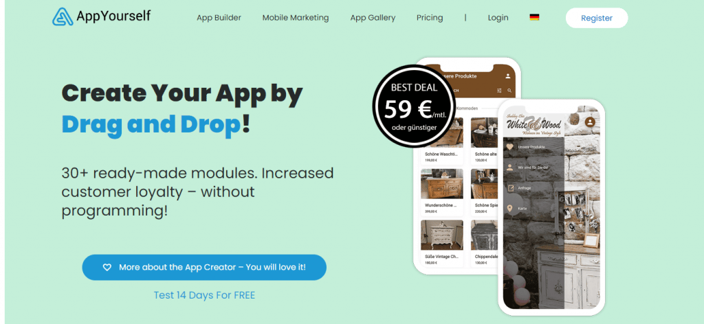 Appyourself - Easily create mobile apps yourself