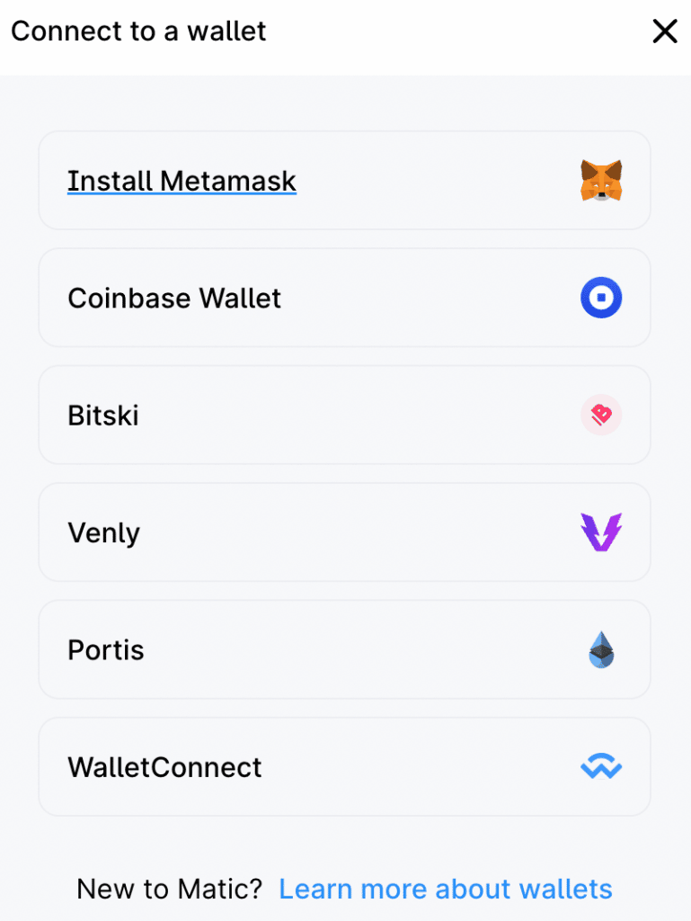 QuickSwap Wallet verbinden