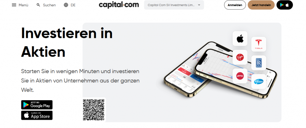 Capital.com Aktienhandel