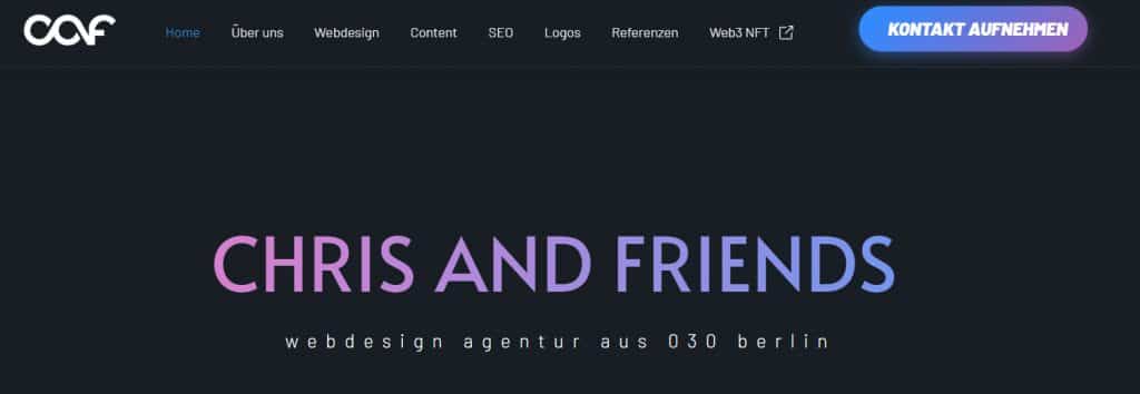 Chris and Friends GmbH Webdesign Agentur