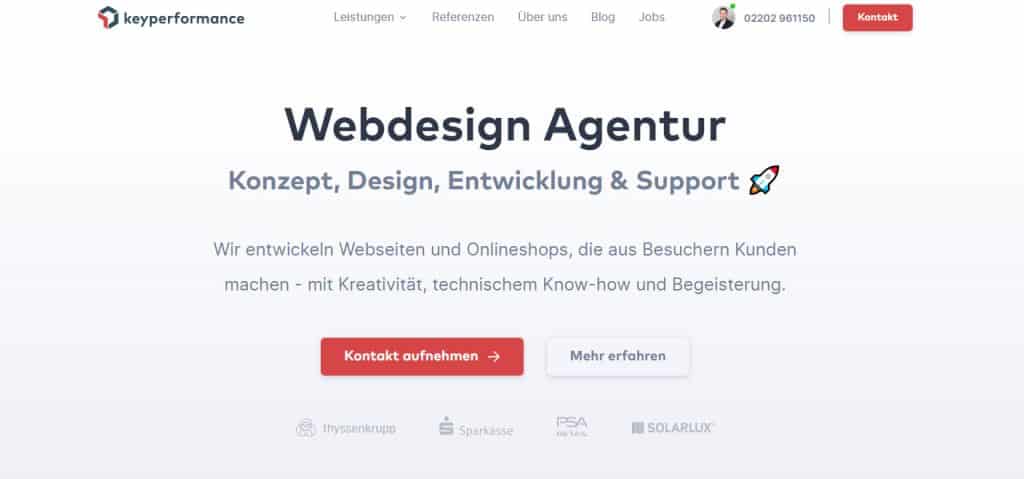 Keyperformance Webdesign Agentur