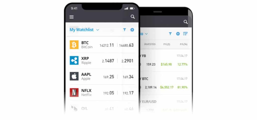 Mobile Anwendung Krypto Wallet