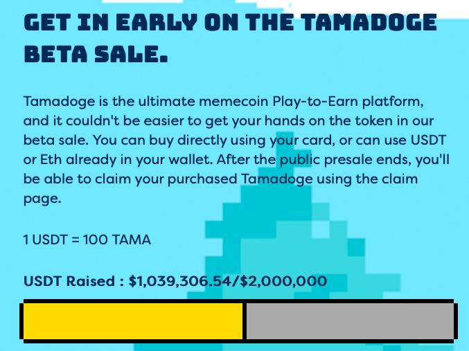 Tamadoge 1 Million