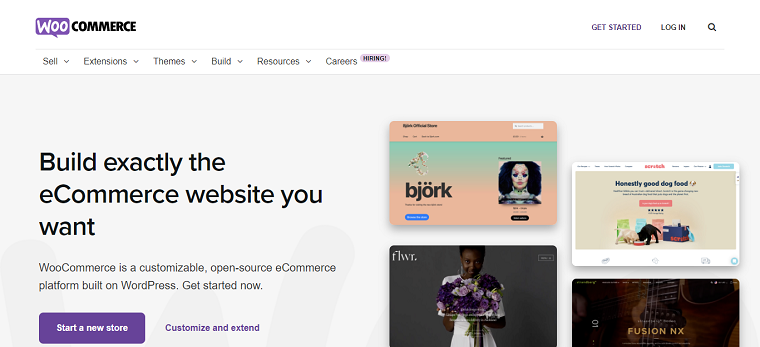 WooCommerce Homepage