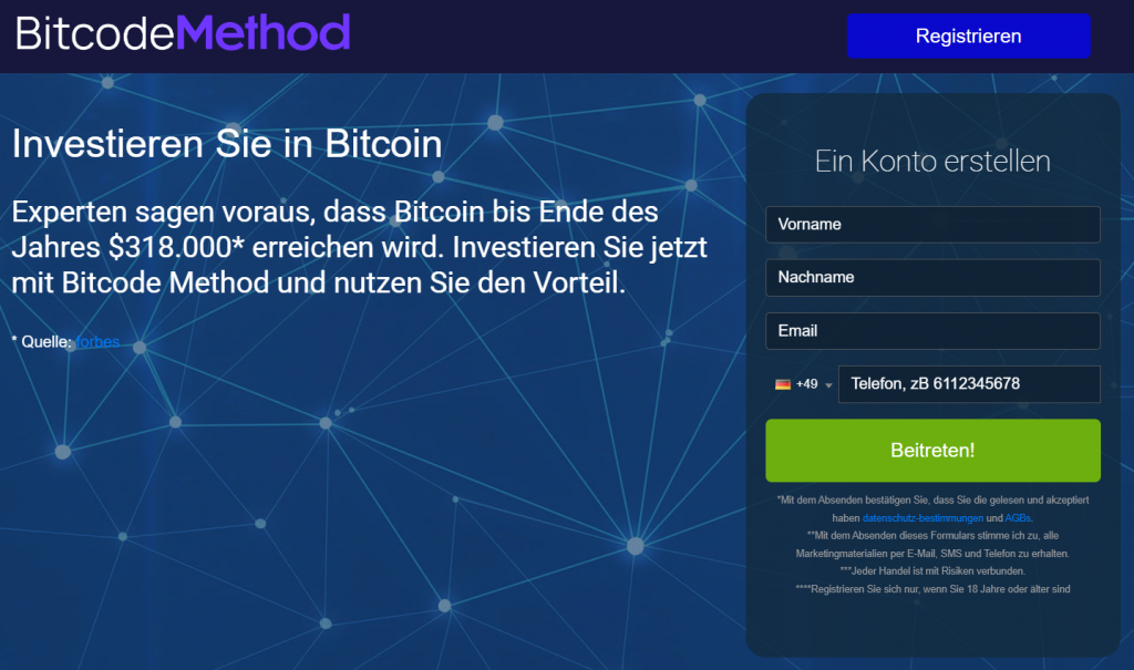 Bitcode Method Webseite
