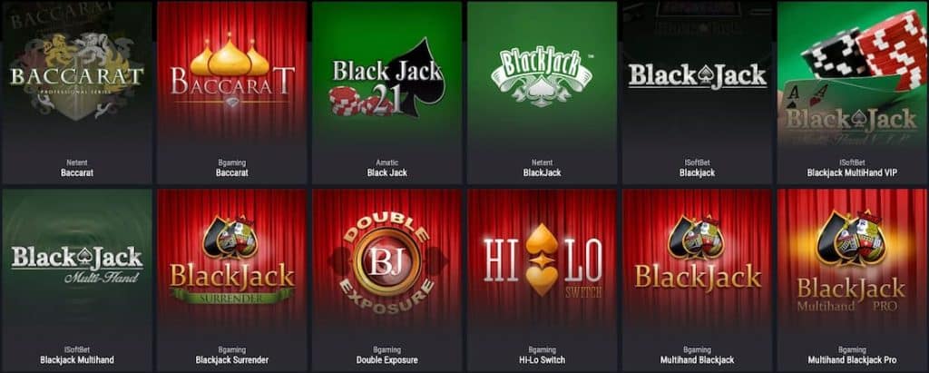 Casino mit Visa Blackjack