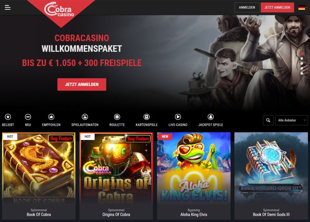 Cobracasino Online Casino