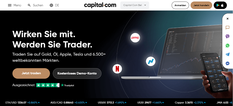 Online-Trading mit Smart Investment App _ Capital.com