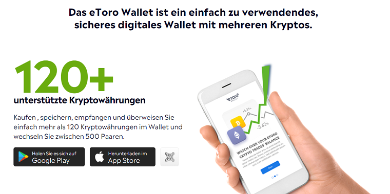 Ein benutzerfreundliches, sicheres digitales Multi-Krypto-Wallet _ eToro Wallet