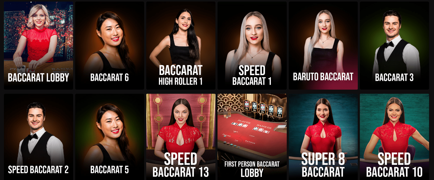 Baccarat LuckyBlock Casino