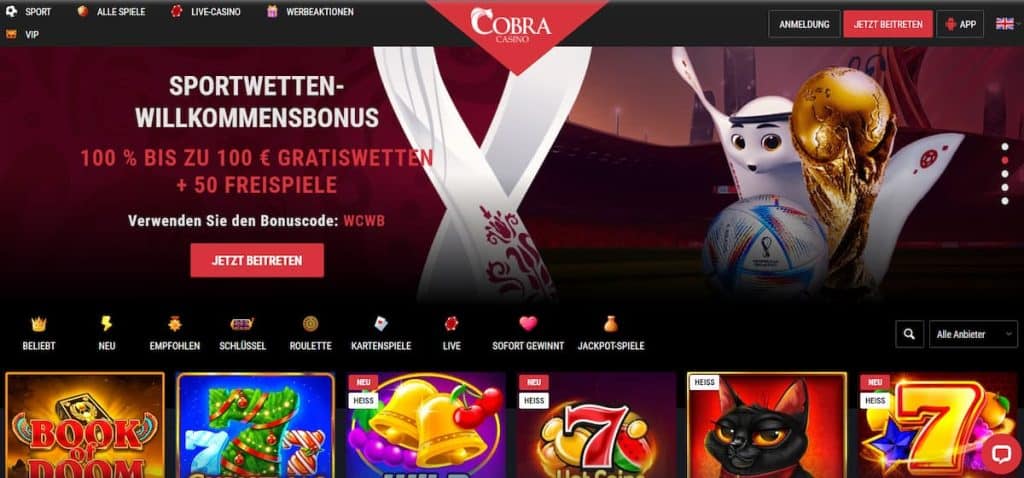 CobraCasino Casino mit Google Pay