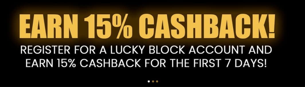 LuckyBlock Cashback-Bonus