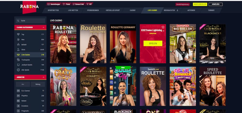 Rabona Online Casino Deutschland