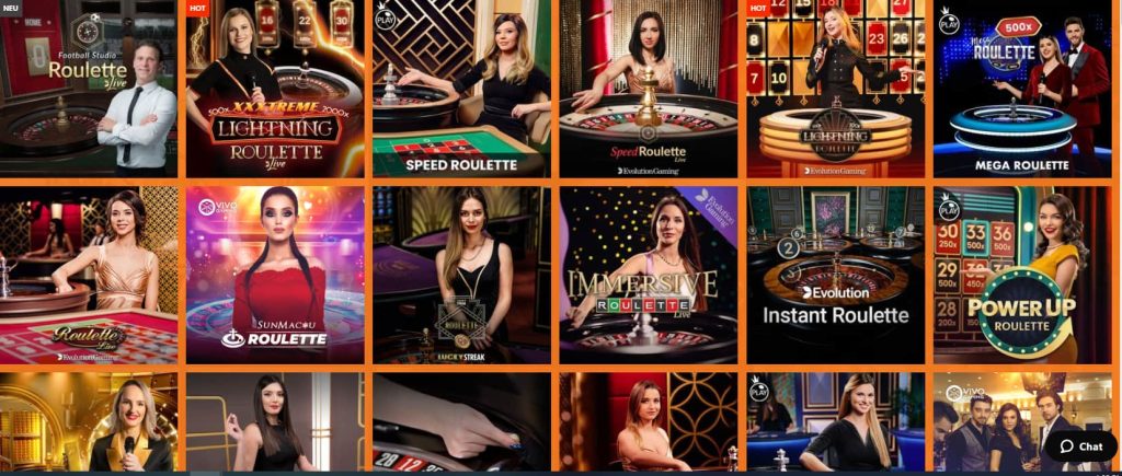 Casino mit Instant Banking Roulette