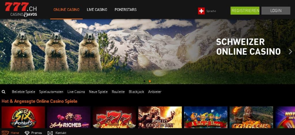 777.ch Online Casinos Schweiz