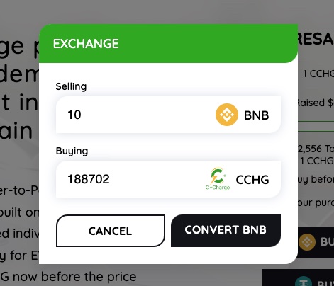 C-Charge BNB Kauf