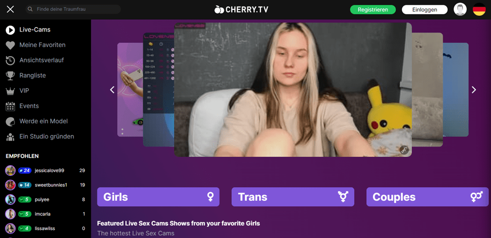 Cherry.tv Live Cam Girl