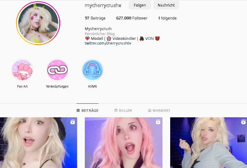 MyCherryCrush Hottest Instagram Model