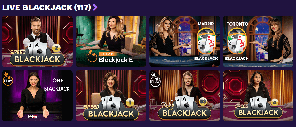 Online Casinos mit Zimpler Blackjack