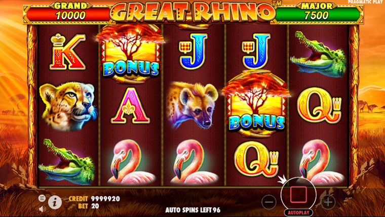 Play Great Rhino® Slot Demo by Pragmatic Play