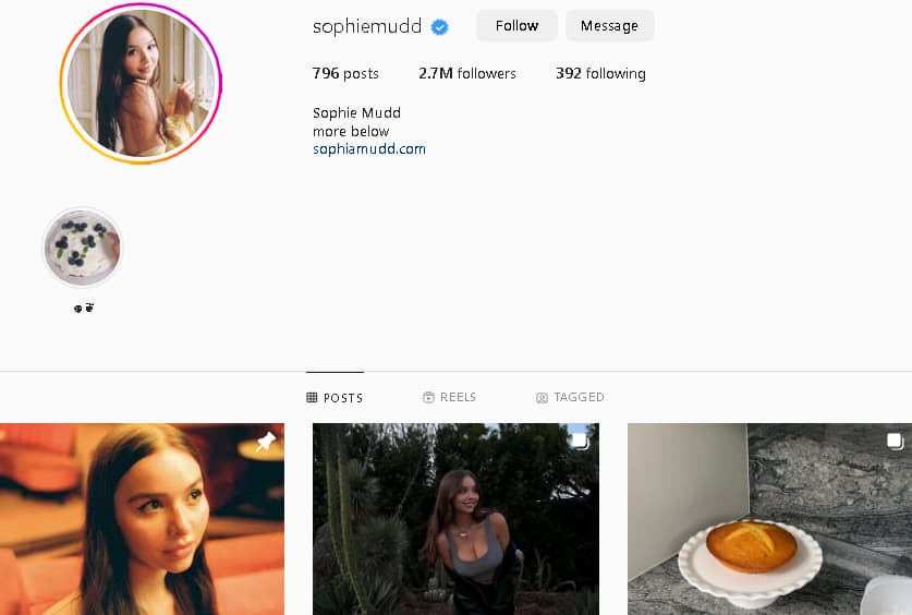 Sophie Mudd Hottest Instagram Model