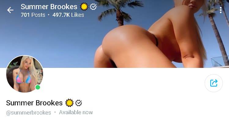 Summer Brookes Hottest OnlyFans Profile