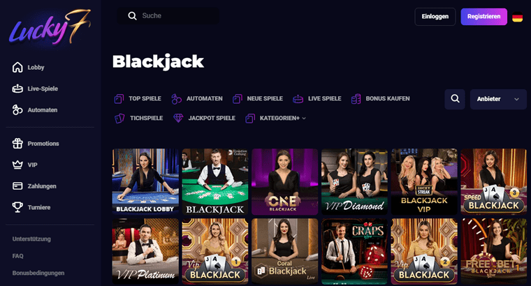 Lucky 7even Blackjack