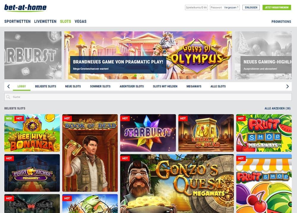 Bet at home Casino mit Amazon Pay
