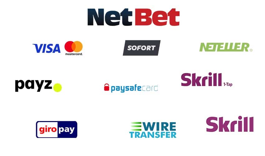NetBet Einzahlung & Auszahlung