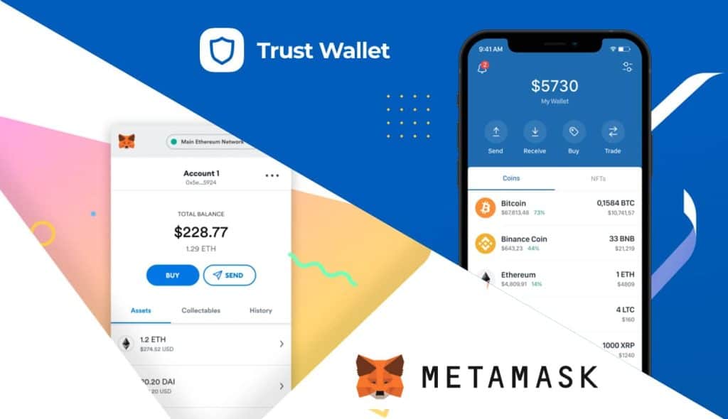 Metamask ja Trust Wallet - kuidas osta Bitcoin Minetrix