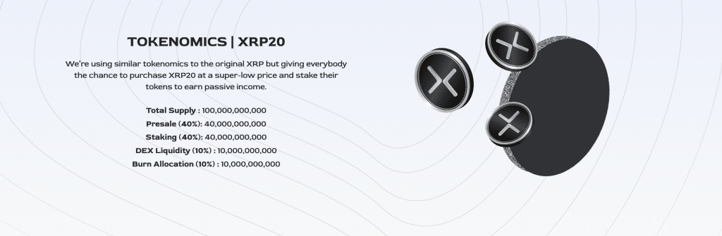 XRP20 - tokenoomika