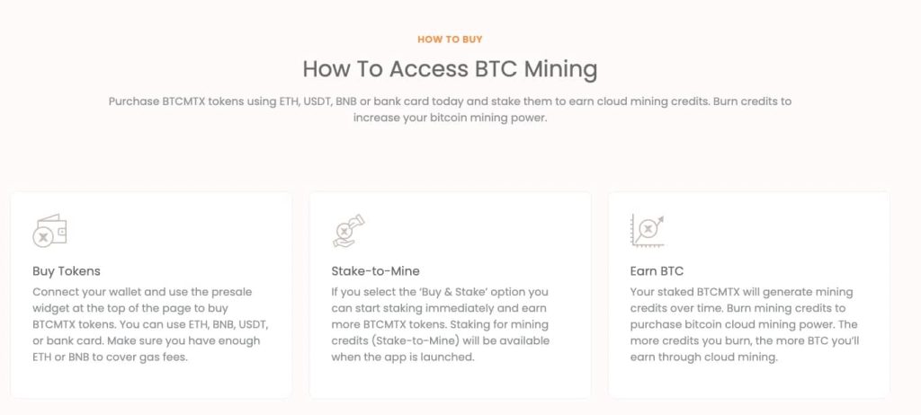 kaevandamine - kuidas osta Bitcoin Minetrix