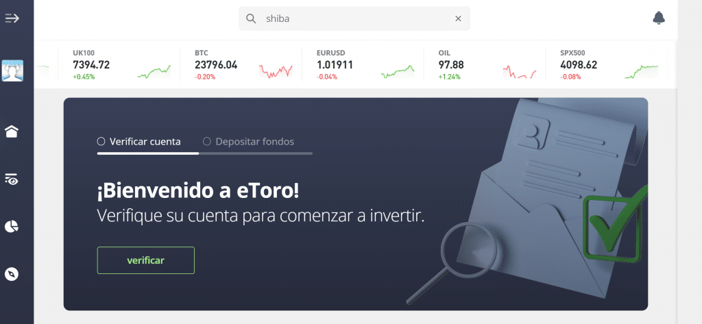 localizar shiba en etoro