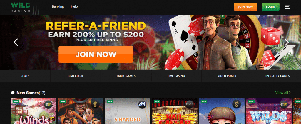 wild bitcoin casinos