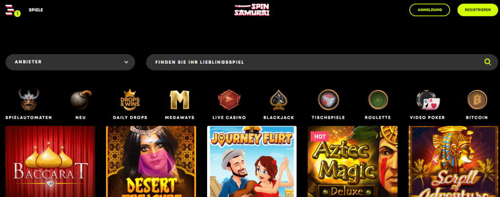 sin samurai bitcoin casinos