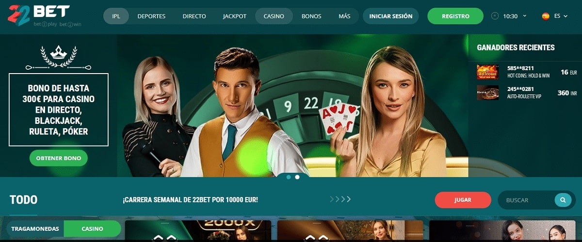 22bet poker online argentina