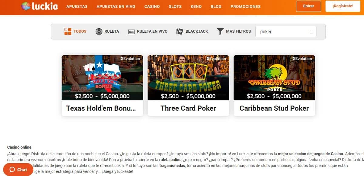 Juegos Poker Colombia Luckia